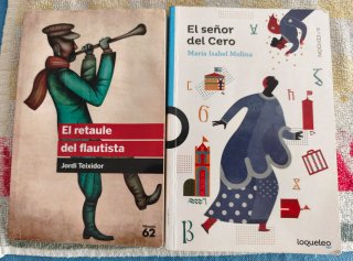 Dos libros Lectura de tercero de la ESO