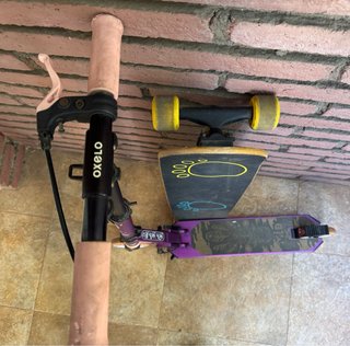 Patinete Oxelo y Tabla de Skate Infantil