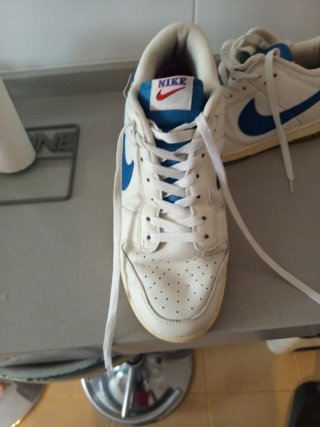 Zapatillas Nike Hombre Blancas y Azules