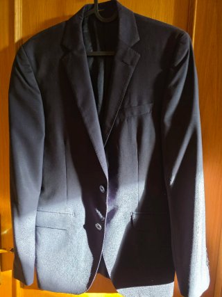 Chaqueta de traje negra