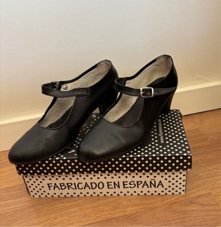 Zapatos de Flamenco Negros