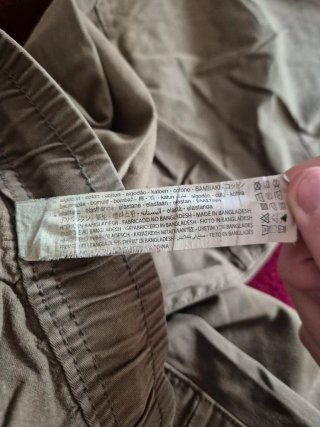Pantalón Jogger Zara Verde Oliva