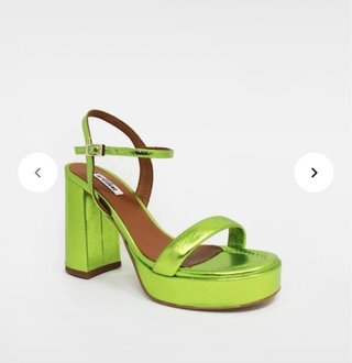 Zapatos de tacón verde