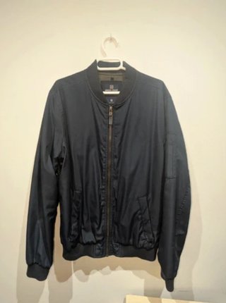 Cazadora Bomber Azul Marino Green Coast Talla M