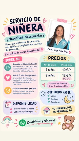 Niñera o canguro