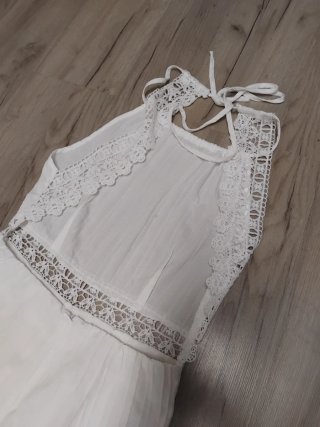 Mono Blanco Espalda Descubierta Talla S