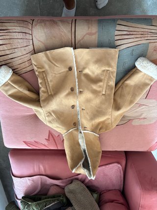 Abrigo de niño beige