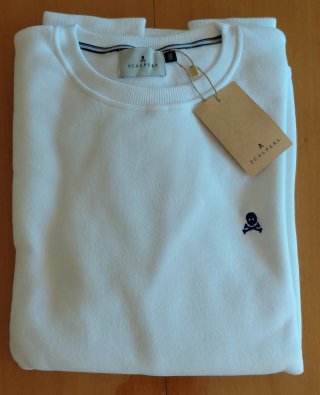 Sudadera Scalpers Blanca Talla XXL