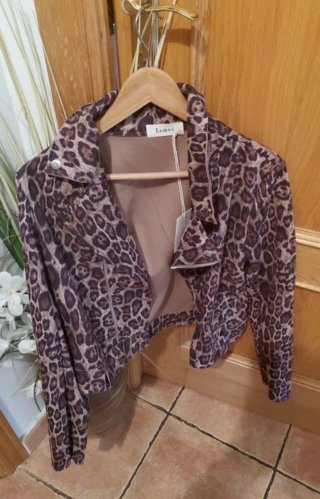 Chaqueta estampado leopardo Lemot