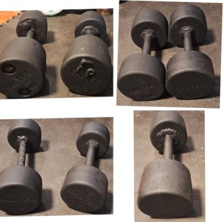Juego 7 Mancuernas 10kg 8kg 6kg 4kg Salter