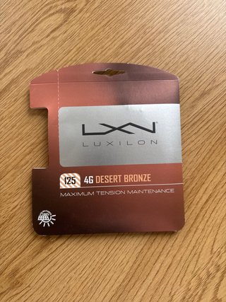 Cordaje de Tenis Luxilon 4G Desert Bronze 1.25