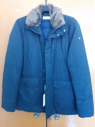 CHAQUETA PARKA SPORT PERTEGAZ TALLA 52 AZUL NUEVA