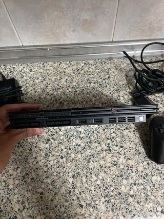 Consola PlayStation 2 (PS2) Slim Negra