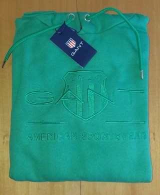 Sudadera Gant con capucha verde