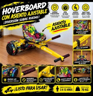 Hoverboard con Asiento Ajustable
