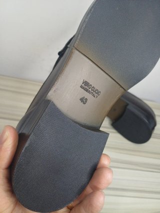 Mocassini Uomo Vera Pelle Marrone Tg 43