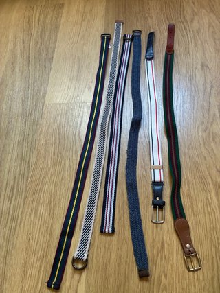 Lote de 6 cinturones para niño