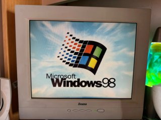 Monitor LCD Vintage Iiyama 15" Alimentatore e Cavo