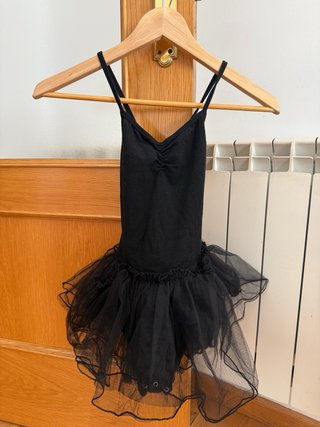 Tutú gimnasia rítmica negro 6 años