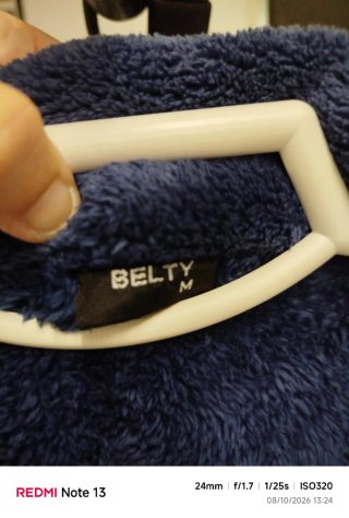Bata Polar Mujer BELTY Azul Talla M SIN USO