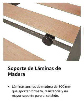Cama nido 90x190 con somier arrastre y patas