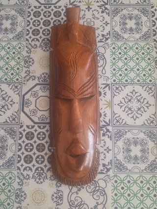 Máscara de Pared de Madera