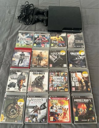 Pack PS3: Consola, 2 Mandos y 16 Juegos