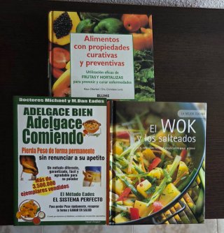 Lote 3 Libros de Comida Sana.