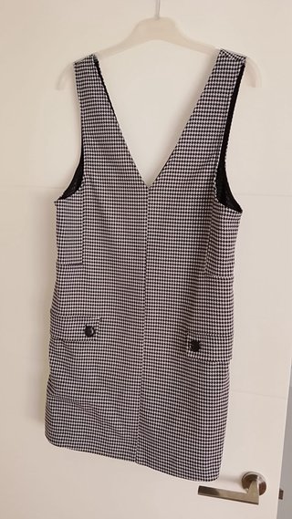 Vestido Pichi Cuadros Talla M