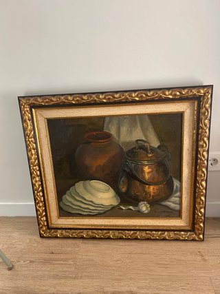 Óleo Bodegón Clásico Catalán