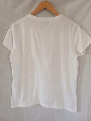 T-shirt algodão M com estampa floral