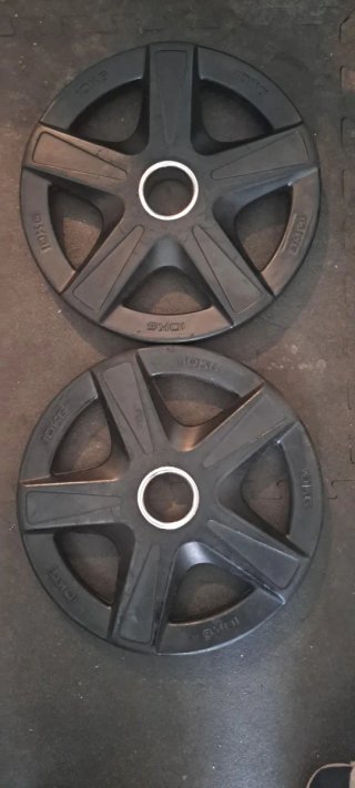 2 Discos Olímpicos 10kg 50mm