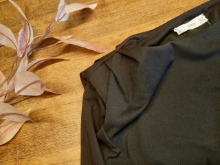 Top negro manga larga Mango Talla XS