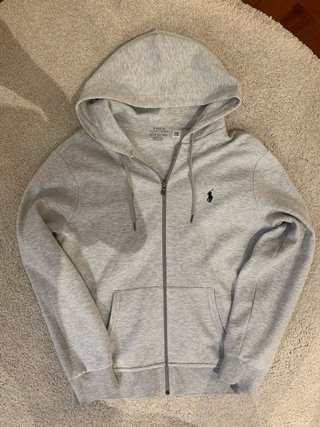 Sudadera Polo Ralph Lauren Gris Cremallera