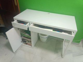 Escritorio juvenil blanco madera