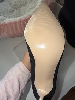 Botines de tacón negros punta fina