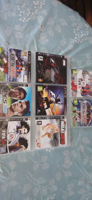 Lote 9 Juegos PS3: FIFA, PES, NBA