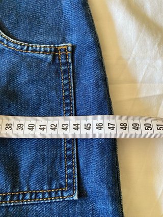 Stradivarius Falda Vaquera Denim Azul