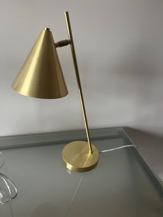 Juego de 2 lámparas de mesa Divone Sklum dorada