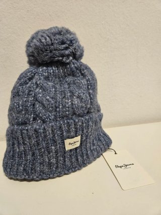 Gorro lana Pepe Jeans azul/gris