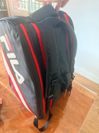 Mochila de Pádel Fila Negra y Roja