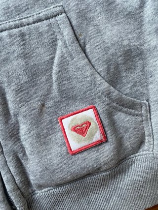 Sudadera Roxy vintage gris