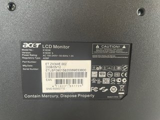 Monitor Acer X163W