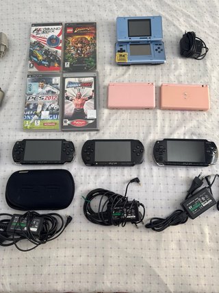 Consolle Nintendo e PSP in lotto