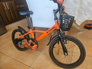 Bicicleta Infantil B-Twin Naranja