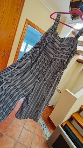 Peto de Rayas Blanco y marino, talla 20/48