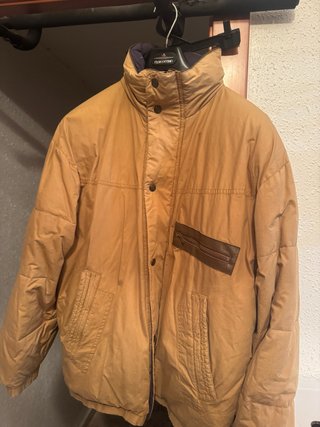 Plumón tipo cazadora reversible