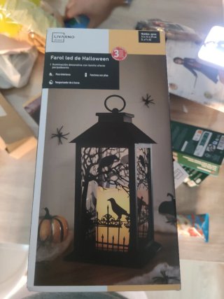Farol LED Halloween Livarno