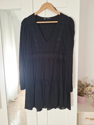 Vestido Zara Negro Talla xs