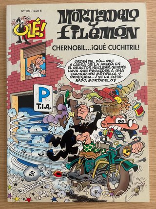 Cómic Mortadelo y Filemón: Chernóbil, ¡qué cuchitr